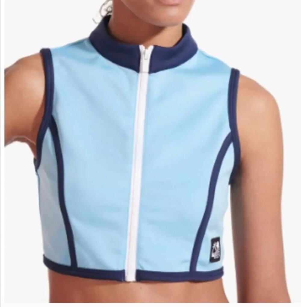 New Balance x STAUD Neoprene Crop Top Womens Small